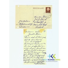 declatatie briefkaart L.Boys 1959